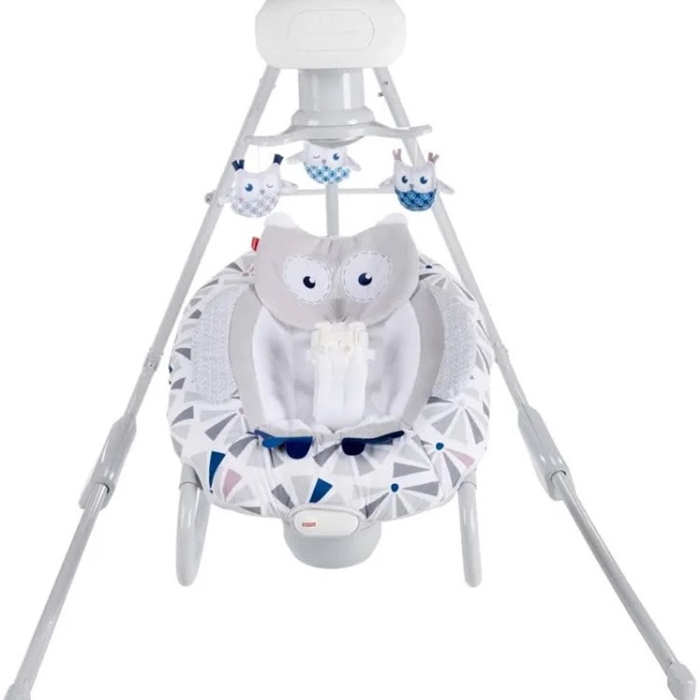 Fisher Price Owl 2-in-1 Deluxe Swing With Smart Connect